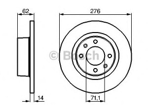 BOSCH 0 986 478 981 stabdžių diskas 
 Stabdžių sistema -> Diskinis stabdys -> Stabdžių diskas
4246 W4, 4246 W4