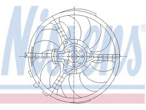 NISSENS 85036 ventiliatorius, radiatoriaus 
 Aušinimo sistema -> Oro aušinimas
46723520