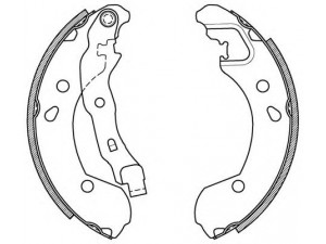 OPEN PARTS BSA2087.00 stabdžių trinkelių komplektas 
 Techninės priežiūros dalys -> Papildomas remontas
44060AX625, D4060AX600, 7701208357