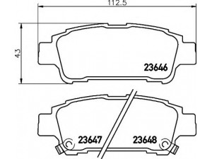 HELLA 8DB 355 010-311 stabdžių trinkelių rinkinys, diskinis stabdys 
 Techninės priežiūros dalys -> Papildomas remontas
0446028040, 0446628040, 0446628050