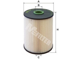 MFILTER DE 3130 kuro filtras 
 Techninės priežiūros dalys -> Papildomas remontas
1K0 127 177 B, 1K0 127 434 B