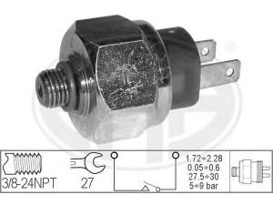 ERA 330421 slėgio jungiklis, oro kondicionavimas 
 Oro kondicionavimas -> Jungiklis
124 820 83 10, A 124 820 83 10