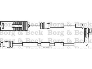 BORG & BECK BWL3083 įspėjimo kontaktas, stabdžių trinkelių susidėvėjimas 
 Stabdžių sistema -> Susidėvėjimo indikatorius, stabdžių trinkelės
34356764851, 34356777650, 34356789441