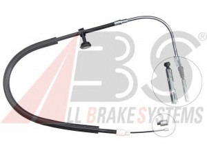 A.B.S. K13992 trosas, stovėjimo stabdys 
 Stabdžių sistema -> Valdymo svirtys/trosai
2044201085