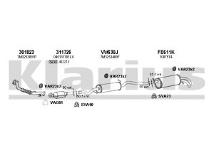 KLARIUS 930902U išmetimo sistema 
 Išmetimo sistema -> Išmetimo sistema, visa