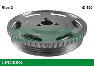 LUCAS ENGINE DRIVE LPD0084 skriemulys, alkūninis velenas 
 Diržinė pavara -> Dirželio skriemulys
46744318, 80000922
