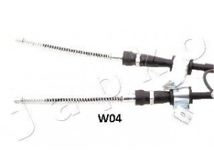 JAPKO 131W04 trosas, stovėjimo stabdys 
 Stabdžių sistema -> Valdymo svirtys/trosai
96316682, 96518596