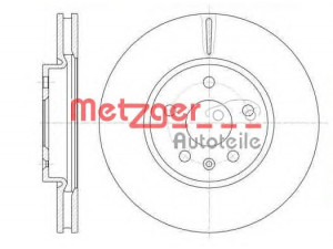 METZGER 61286.10 stabdžių diskas 
 Stabdžių sistema -> Diskinis stabdys -> Stabdžių diskas
13501308, 13501320, 13502214, 13579148