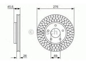 BOSCH 0 986 479 783 stabdžių diskas 
 Dviratė transporto priemonės -> Stabdžių sistema -> Stabdžių diskai / priedai
4615A115, 4615A190, MN116329, MN116330