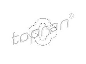 TOPRAN 500 186 laikantysis rėmas, duslintuvas 
 Išmetimo sistema -> Surinkimo dalys -> Atskiros surinkimo dalys -> Gnybtas
1 723 647, 1821 1 723 647
