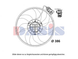 AKS DASIS 158112N ventiliatorius, radiatoriaus
13208239, 1341388
