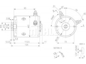 MAHLE ORIGINAL MM 361 elektrovariklis