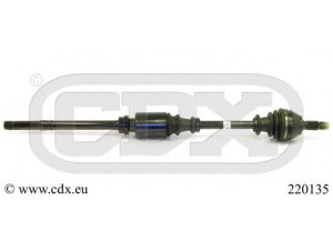 CDX 220135 kardaninis velenas 
 Ratų pavara -> Kardaninis velenas
327380, 3273P7