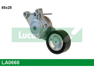 LUCAS ENGINE DRIVE LA0668 įtempiklio svirtis, V formos rumbuotas diržas 
 Diržinė pavara -> V formos rumbuotas diržas/komplektas -> Įtempiklis