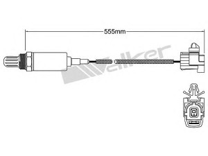 WALKER PRODUCTS 250-21035 lambda jutiklis 
 Variklis -> Variklio elektra
B61R 18 861A