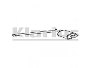 KLARIUS 240402 vidurinis duslintuvas 
 Išmetimo sistema -> Duslintuvas
1L0253409B, 1L0253409L, 1L0253409P