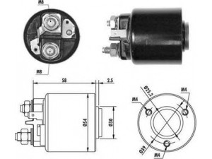 MAGNETI MARELLI 940113050060 solenoidinis jungiklis, starteris