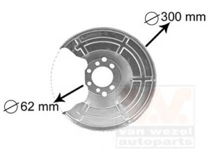 VAN WEZEL 3745371 apsauginis skydas, stabdžių diskas 
 Stabdžių sistema -> Diskinis stabdys -> Stabdžių dalys/priedai
0546435, 90498290