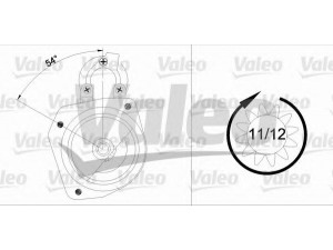 VALEO 433326 starteris 
 Elektros įranga -> Starterio sistema -> Starteris
5802-85, 5802-EN, 5802-P7, 580249
