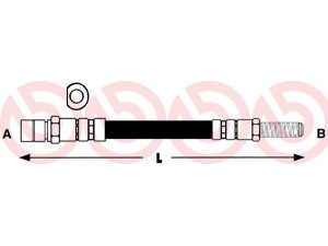 BREMBO T 24 068 stabdžių žarnelė 
 Stabdžių sistema -> Stabdžių žarnelės
6098253, 81AB2282EA, 171249B, 12633