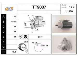 SNRA TT9007 starteris