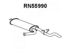 VENEPORTE RN55990 galinis duslintuvas 
 Išmetimo sistema -> Duslintuvas
4417217, 8200395123, 93190047