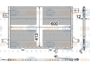 HELLA 8FC 351 303-431 kondensatorius, oro kondicionierius 
 Oro kondicionavimas -> Kondensatorius
000 830 86 70, 001 830 03 70, A 000 830 86 70