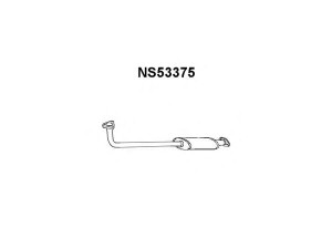 VENEPORTE NS53375 priekinis duslintuvas 
 Išmetimo sistema -> Duslintuvas
2001044F00, B001044F01