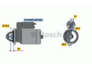 BOSCH 0 001 110 072 starteris 
 Elektros įranga -> Starterio sistema -> Starteris
12 41 1 729 981, 12411729981