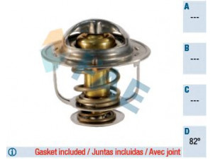 FAE 5324382 termostatas, aušinimo skystis 
 Aušinimo sistema -> Termostatas/tarpiklis -> Thermostat
90916-03092, 90916-03093, 90916-03101