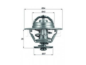 BEHR TX 93 79D termostatas, aušinimo skystis 
 Aušinimo sistema -> Termostatas/tarpiklis -> Thermostat
1049195092, 4569187, 4655782, 46557820