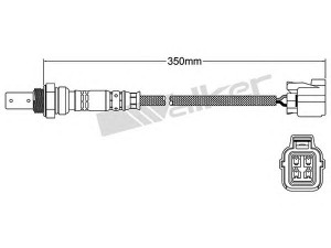 WALKER PRODUCTS 250-54055 lambda jutiklis 
 Variklis -> Variklio elektra
36531PAA307, 36531PAAL21, 36531PAAL22
