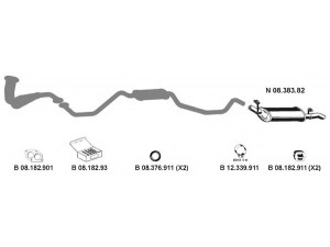 EBERSPÄCHER 082217 išmetimo sistema 
 Išmetimo sistema -> Išmetimo sistema, visa