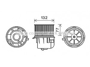 AVA QUALITY COOLING FD8572 elektrovariklis, vidinis pūtiklis 
 Šildymas / vėdinimas -> Orpūtė/dalys
7188531, 7188532, 95VW18456BB, 95VW18456CB