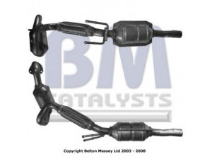 BM CATALYSTS BM80257H katalizatoriaus keitiklis 
 Išmetimo sistema -> Katalizatoriaus keitiklis
6E0253053X, 6E0253054X
