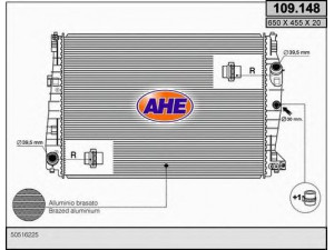 AHE 109.148 radiatorius, variklio aušinimas 
 Aušinimo sistema -> Radiatorius/alyvos aušintuvas -> Radiatorius/dalys
50516225