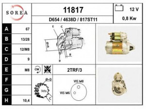 EAI 11817 starteris
46419913, 46419914, 50008582