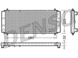 DENSO DRM24011 radiatorius, variklio aušinimas 
 Aušinimo sistema -> Radiatorius/alyvos aušintuvas -> Radiatorius/dalys
BTP1382