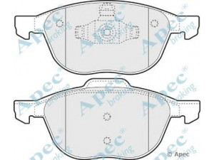 APEC braking PAD1415 stabdžių trinkelių rinkinys, diskinis stabdys 
 Techninės priežiūros dalys -> Papildomas remontas
1223682, 1321517, 1360305, 1508074