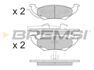 BREMSI BP3223 stabdžių trinkelių rinkinys, diskinis stabdys 
 Techninės priežiūros dalys -> Papildomas remontas
04882579, 05010936AA, 05014036AA