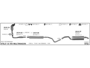IMASAF 524000271 išmetimo sistema 
 Išmetimo sistema -> Išmetimo sistema, visa