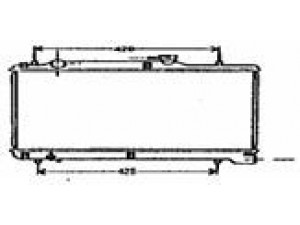 MDR TSU 395 0100 radiatorius, variklio aušinimas