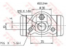 TRW BWH139 rato stabdžių cilindras 
 Stabdžių sistema -> Ratų cilindrai
440258, TF09937777, ZF09927777