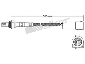WALKER PRODUCTS 250-23819 lambda jutiklis 
 Variklis -> Variklio elektra
6196227, 89GB9F472BA