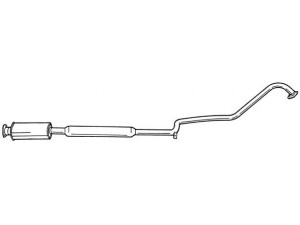 AKS DASIS SG38408 vidurinis duslintuvas
