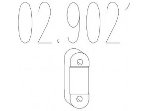 MTS 02.9021 atraminis buferis, triukšmo slopintuvas 
 Išmetimo sistema -> Surinkimo dalys -> Atskiros surinkimo dalys -> Guminė apsauga
4112293