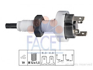 FACET 7.1049 stabdžių žibinto jungiklis 
 Stabdžių sistema -> Stabdžių žibinto jungiklis
113 30 65 177 00/00, 60515008, 5954516