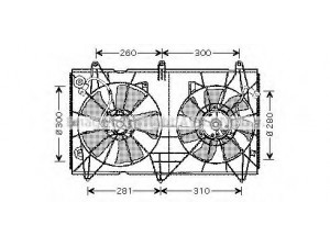 AVA QUALITY COOLING HD7516 ventiliatorius, radiatoriaus 
 Aušinimo sistema -> Oro aušinimas
19015RAAA01, 19020PND003, 19030RAAA01