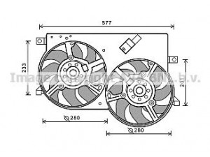 AVA QUALITY COOLING FT7570 ventiliatorius, radiatoriaus 
 Aušinimo sistema -> Oro aušinimas
51718772