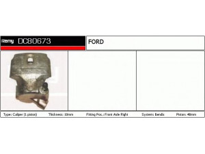 DELCO REMY DC80673 stabdžių apkaba 
 Stabdžių sistema -> Stabdžių matuoklis -> Stabdžių matuoklio montavimas
1 595 762, 5 023 217, 6 045 898